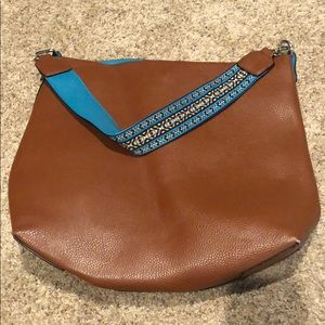 Thirty-One leather boho bag